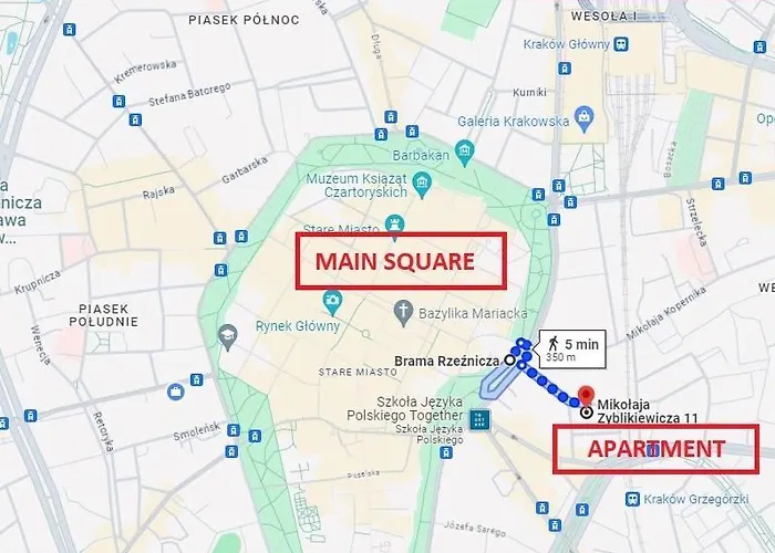 公寓 Light Zyblikiewicza Street 克拉科夫